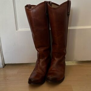 Frye leather boots, size 5
